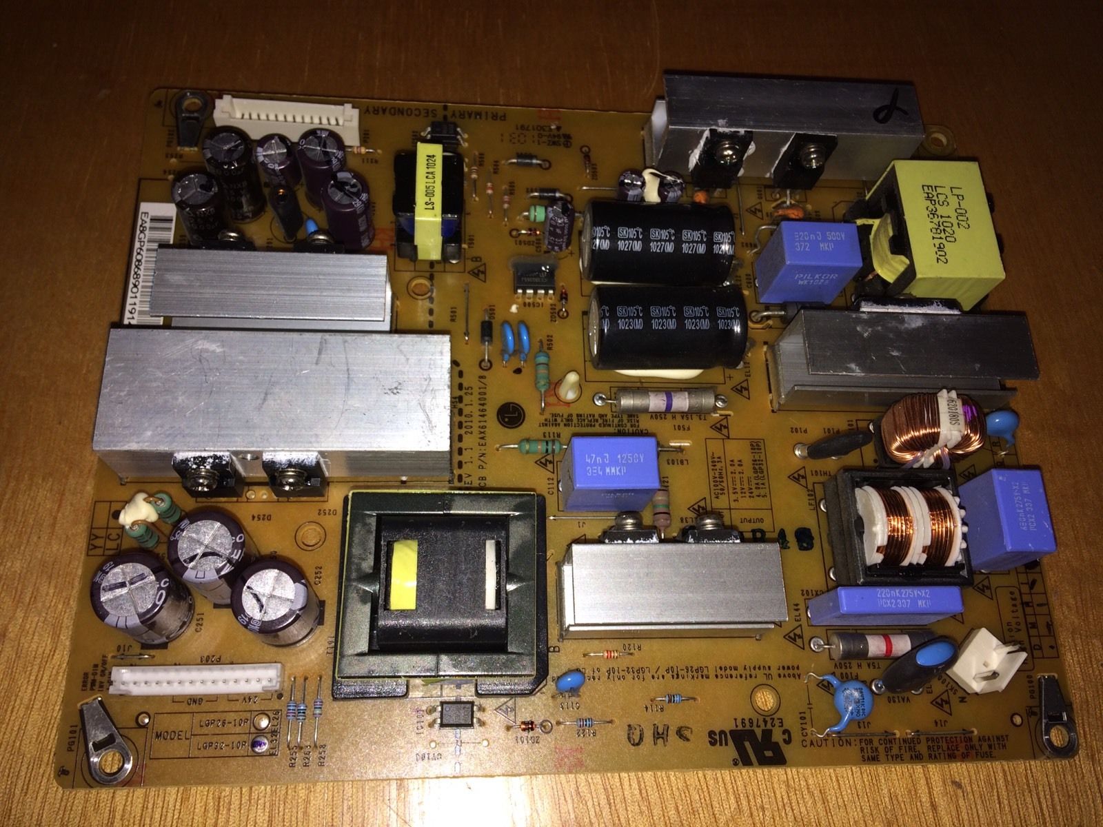 LG EAX61464001 Power Supply Board tested